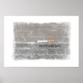 Stop met het Poster ter ondersteuning van het roke (Voorkant)