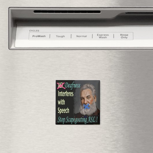 Stop met het sceptiseren van ASL! Magneet (Insitu (Vaatwasser))