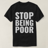 Stop met het slechte Premium zijn T-shirt (Design voorkant)