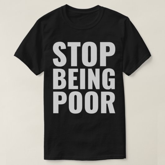 Stop met het slechte Premium zijn T-shirt (Design voorkant)