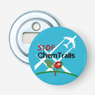 Stop met het sproeien van aerosolen Lieveheersbees Button Flesopener