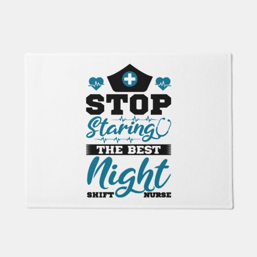 Stop met het staren van de beste Nachtdienst Verpl Deurmat (Voorkant)