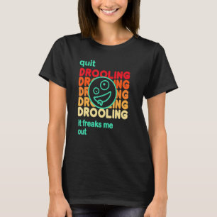 Stop met het te laten vallen. t-shirt