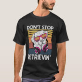Stop met het terugwinnen van wit lab met zonnebril t-shirt (Voorkant)