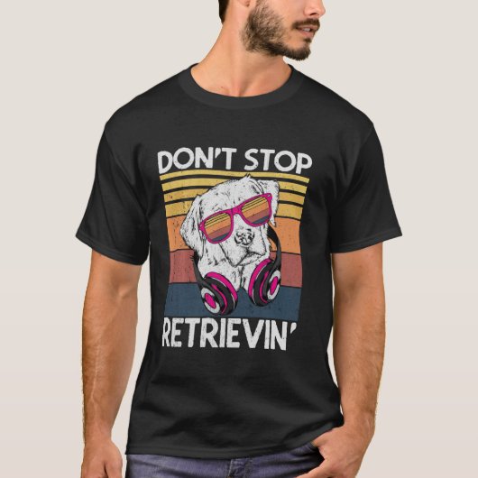 Stop met het terugwinnen van wit lab met zonnebril t-shirt (Voorkant)