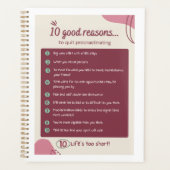 Stop met het uitstellen van de dagelijkse planner (Voorkant)