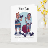 Stop met het uitwerken van grappig Wenskaart Kaart (Gele Bloem)