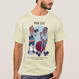 Stop met het uitwerken van grappige Mannen T-shirt