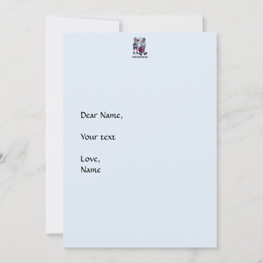 Stop met het uitwerken van grappige platte Kaart (Achterkant)