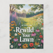 Stop met het vergiftigen van het gazon en herwilde briefkaart (Voorkant)
