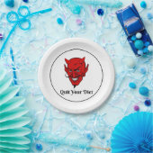 Stop met je dieet Duivel Satan Papieren Bordje (Feest)