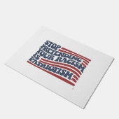 Stop met je racisme te doen is patriottisme deurmat (Schuin)