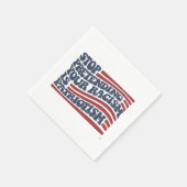 Stop met je racisme te doen is patriottisme servet (Hoek)