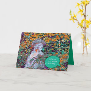 Stop met je te verstoppen / je bent in orde zoals  kaart