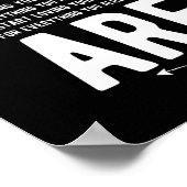 Stop met jezelf inspirerend wit te haten poster (Hoek)