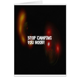 Stop met kamperen