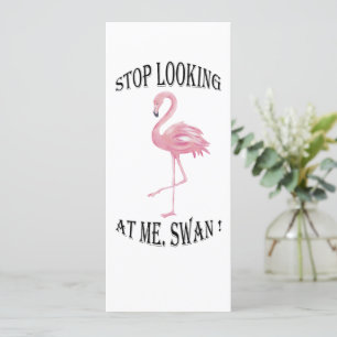 Stop met kijken naar me Swan Aankondiging