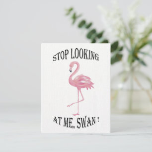 Stop met kijken naar me Swan Aankondiging