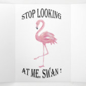 Stop met kijken naar me Swan Drieluik Kaart (Binnenkant midden)