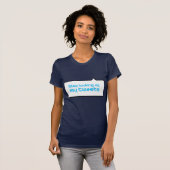 Stop met kijken naar mijn tweets t-shirt (Voorkant volledig)