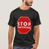 Stop met knikken t-shirt (Voorkant)