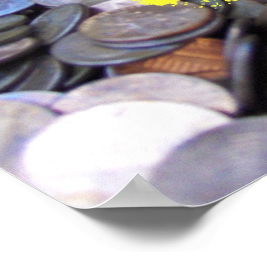 Stop met kopen van spullen poster (Hoek)