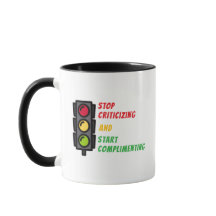 "Stop met Kritiek" mok
