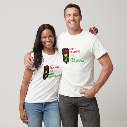 "Stop met Kritiek" T-Shirt (Unisex)