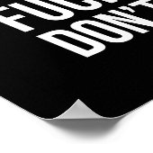 Stop met lafaard zijn poster (Hoek)