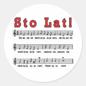Stop met Lat! Song Sticker (Voorkant)