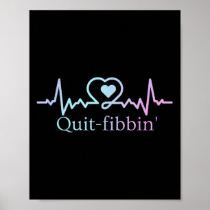 Stop met liegen Atriale fibrillatie Verpleegster G Poster