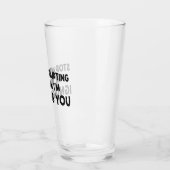 Stop met me te onderbreken als ik je negeer glas (Links)