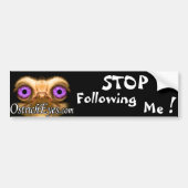 Stop met me te volgen! Bumpersticker (Voorkant)
