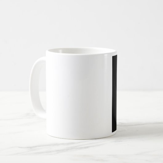 Stop met me te volgen! koffiemok (Voorkant links)