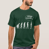 Stop met me volgen t-shirt (Voorkant)