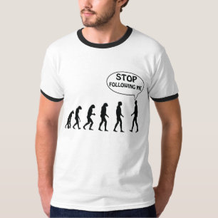 Stop met me volgen t-shirt