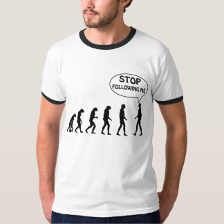 Stop met me volgen t-shirt