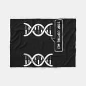 Stop met mij te kopiëren Funny Science Pun Dna-gra Fleece Deken (Voorkant (Horizontaal))