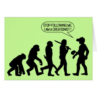 Stop met mij te volgen, ik ben een Creationist!