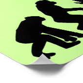 Stop met mij te volgen, ik ben een Creationist! Poster (Hoek)