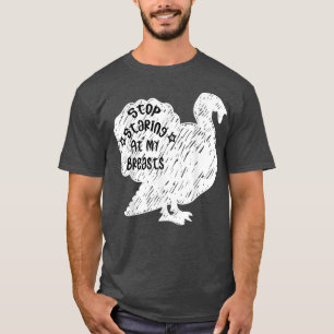 Stop met mijn borst te staren naar mijn schimmelig t-shirt