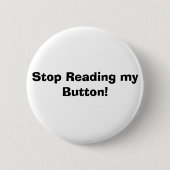 Stop met mijn Button lezen! (Voorkant)