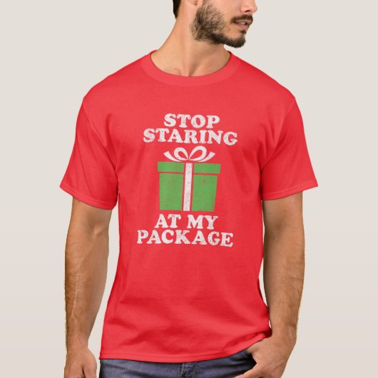 Stop met mijn prettige kerstfeest in juli t-shirt (Voorkant)