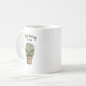 Stop met naar me staren – Grappige Succulenten Mok (Voorkant links)