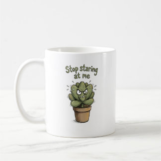 Stop met naar me staren – Grappige Succulenten Mok