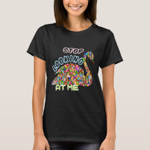 Stop met naar me te kijken Funny Swan T-shirt