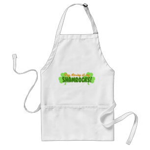 Stop met naar mijn Shamrocks te staren! Standaard Schort