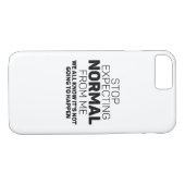 Stop met normaal van mij te verwachten Case-Mate iPhone case (Achterkant (Horizontaal))