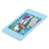 Stop met overdenken_Flexibele magneet 15 x 10 cm (Linkerzijde)