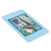 Stop met overdenken_Flexibele magneet 15 x 10 cm (Rechterzijde)